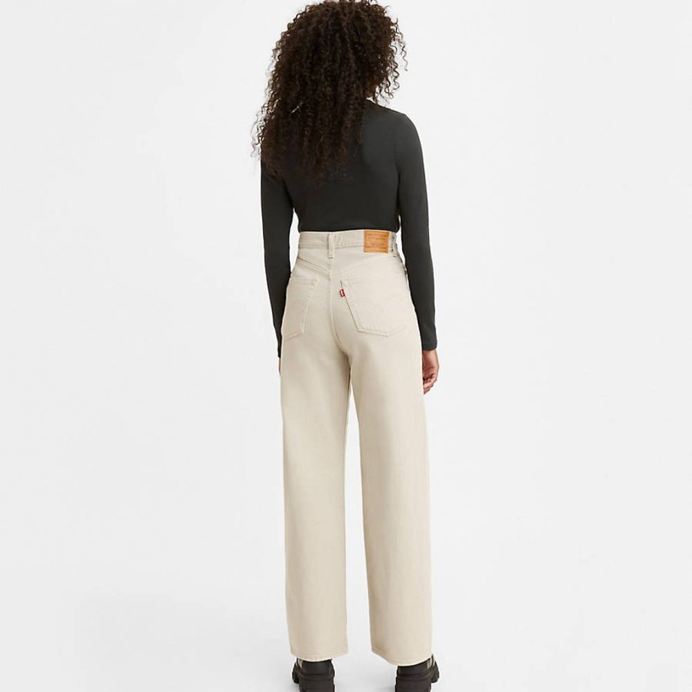 Levis Premium High Loose Jean in Mushroom Grey - Picture 10 of 12